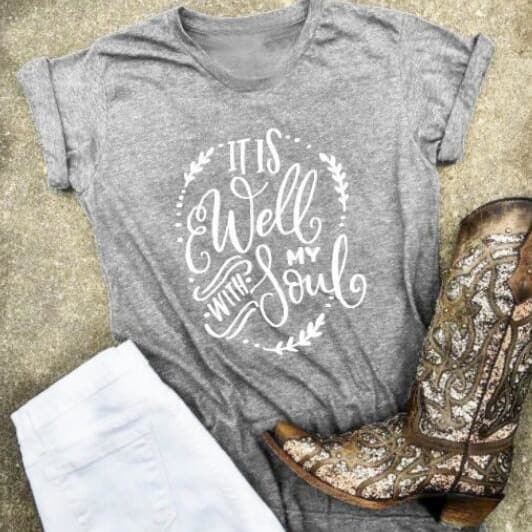 It Is Well With My Soul Tee - Image 2