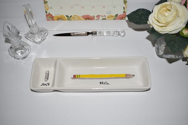 Ceramic Stash & Pencil Tray: Double zoomed out