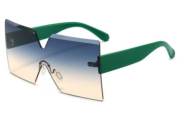 Oversized Rimless Sunglasses - Image 5