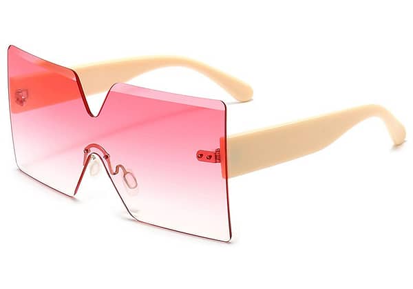 Oversized Rimless Sunglasses - Image 12