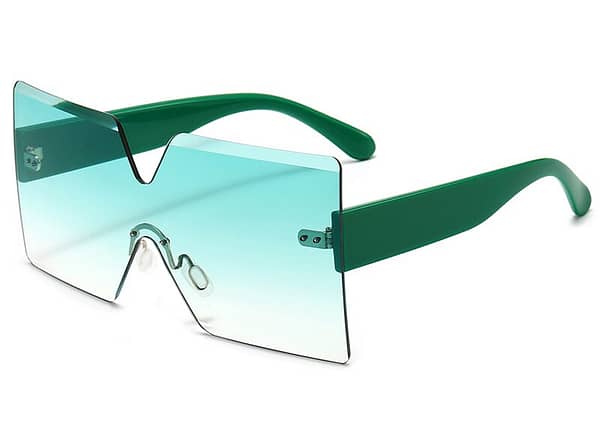 Oversized Rimless Sunglasses - Image 2