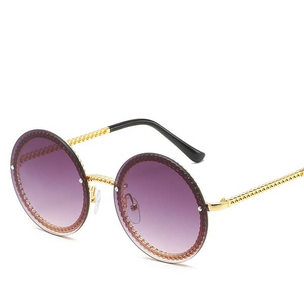 Round Chic Sunglasses - Image 3