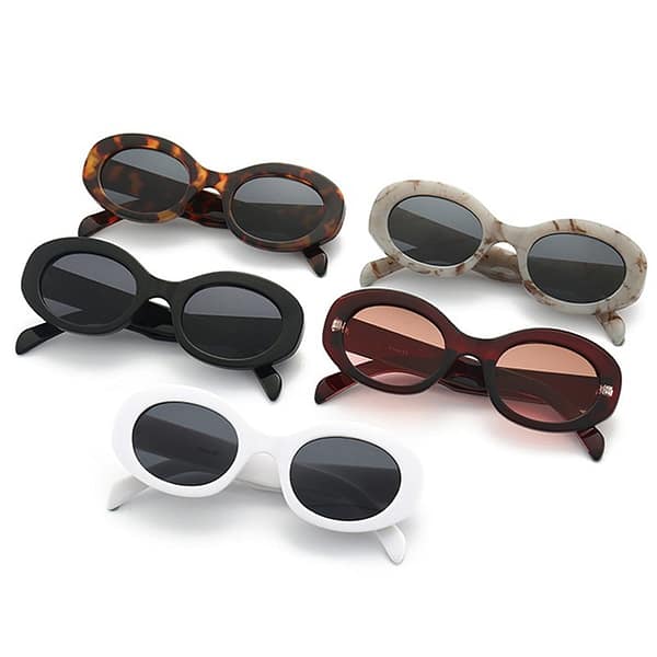 Oval Frame Sunglasses