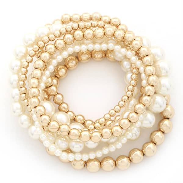Pearl Ball Bead Bracelets
