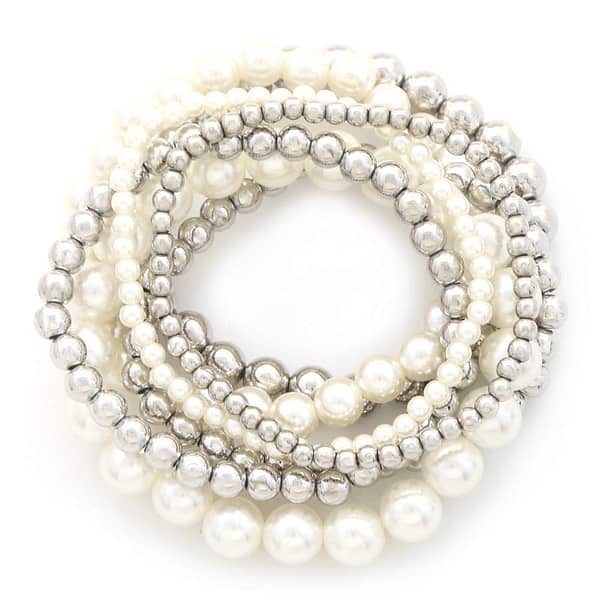 Pearl Ball Bead Bracelets - Image 2