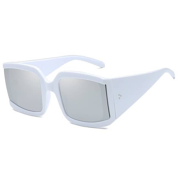 Large Retro Frame Sunglasses - Image 6