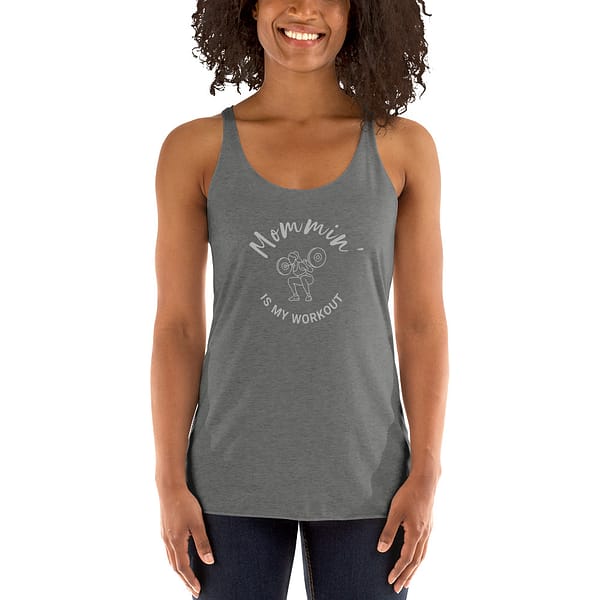 Mommin' Racerback Tank Top - Image 39