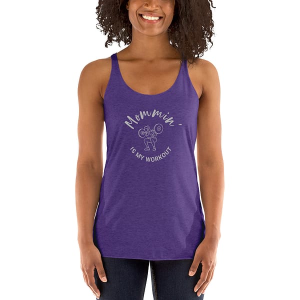 Mommin' Racerback Tank Top - Image 19
