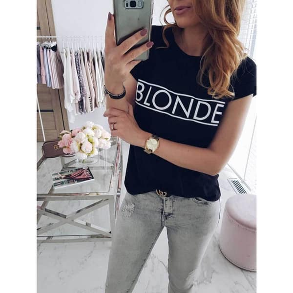 Blonde or Brunette Tee - Image 4