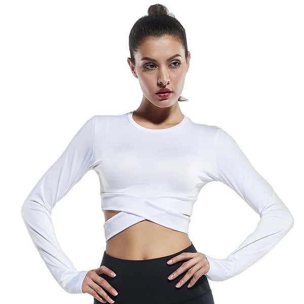Criss Cross Crop Top - Image 3