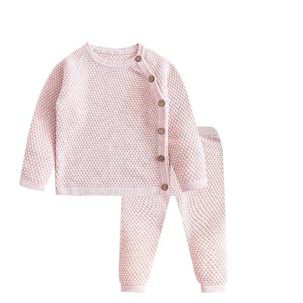Side Button Sweater Set - Image 4