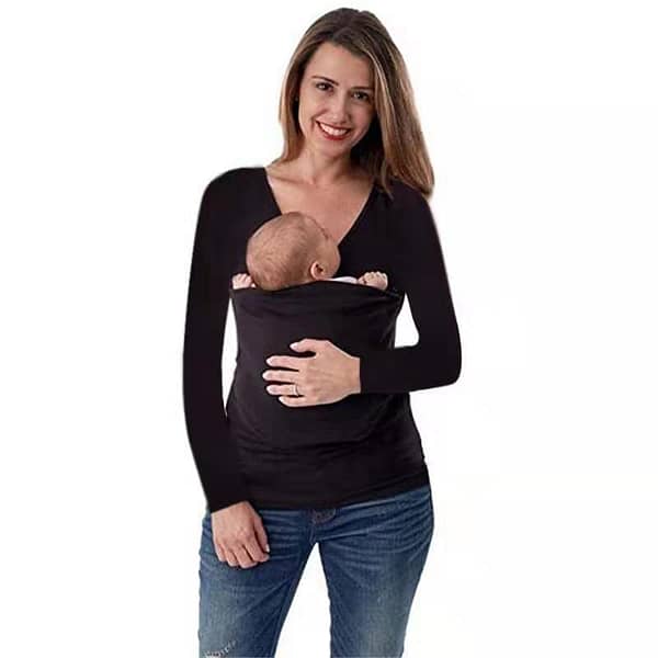 New Mom Kangaroo Tee - Image 3
