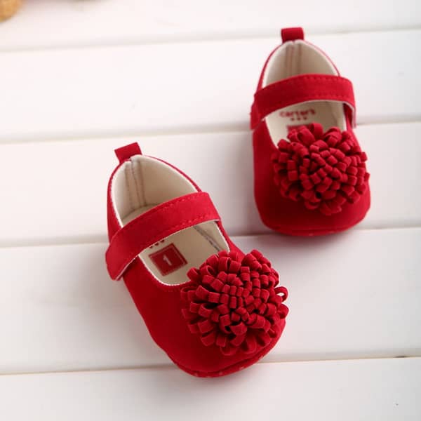 Pom-Pom Mary Jane Crib Shoes - Image 5