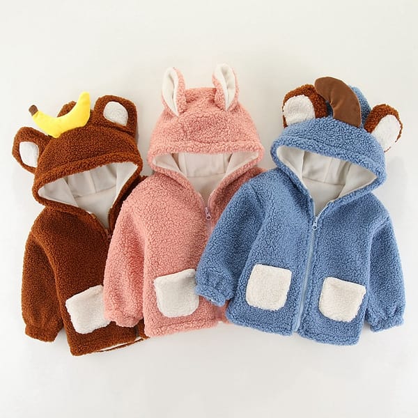 Hooded Fleece Animal Jackets