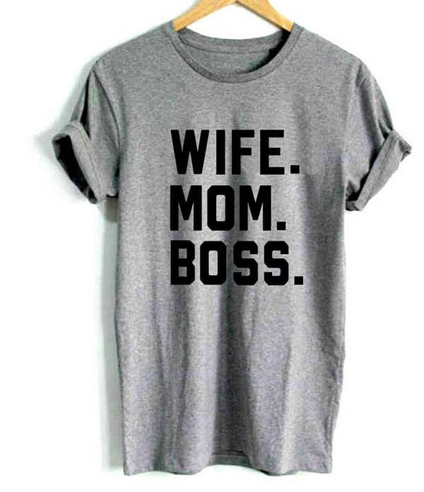 Wife Mom Boss Tee - Image 3
