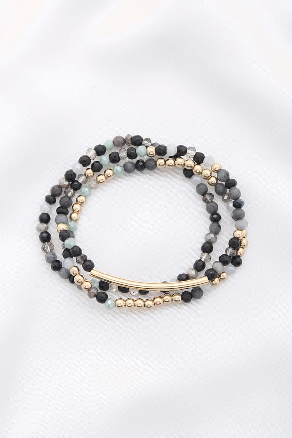 Glass Bead Bracelet Set - Image 2