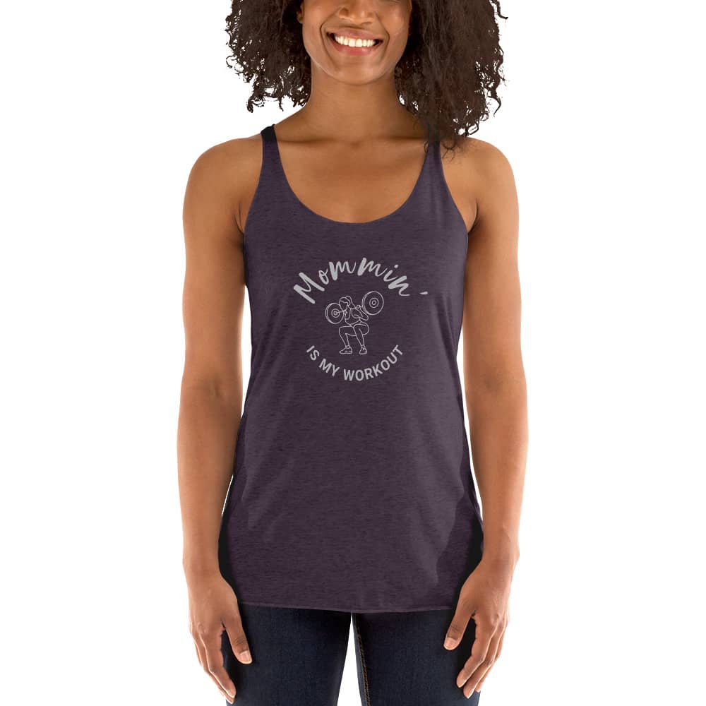 Mommin' Racerback Tank Top - Image 11